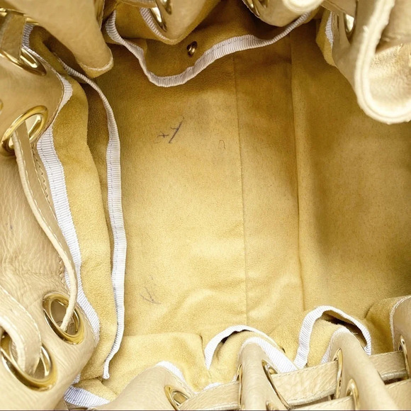 Jimmy Choo Tan Leather Tote Handbag - Picture 8 of 16